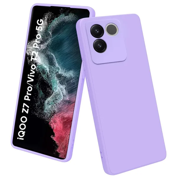 Iqoo_Z7_Pro_Purple_Silicone_Protective_Back_Case_Cover