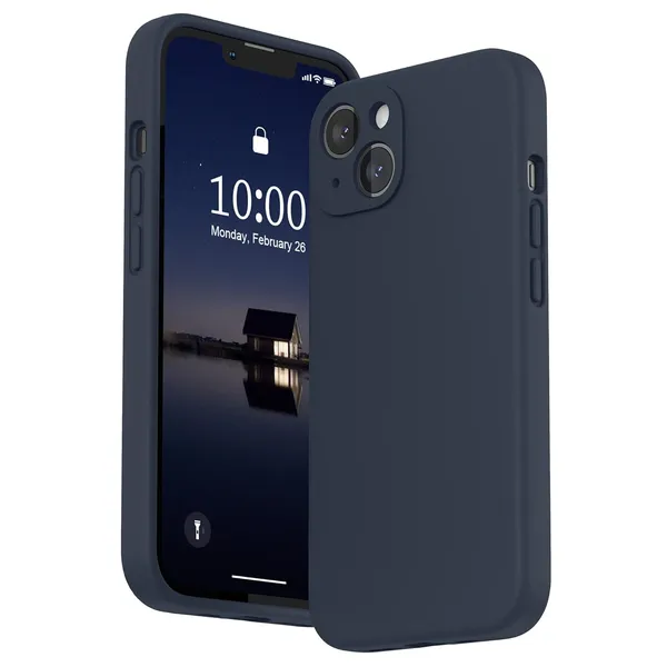 Iphone_13_Blue_Silicone_Protective_Back_Case_Cover