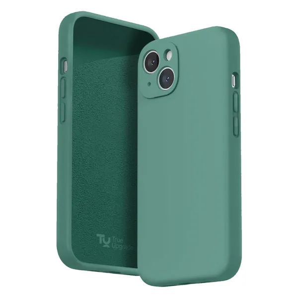 Iphone_13_Green_Silicone_Protective_Back_Case_Cover