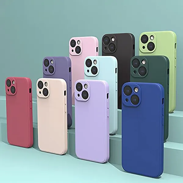 Iphone_13_Green_Silicone_Protective_Back_Case_Cover