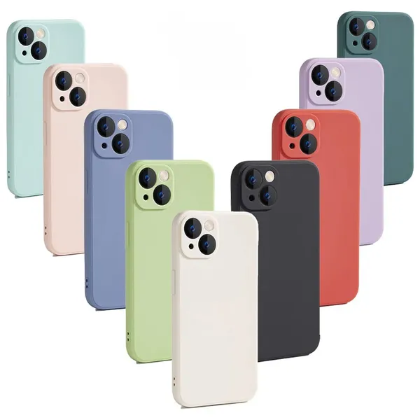 Iphone_13_Black_Silicone_Protective_Back_Case_Cover