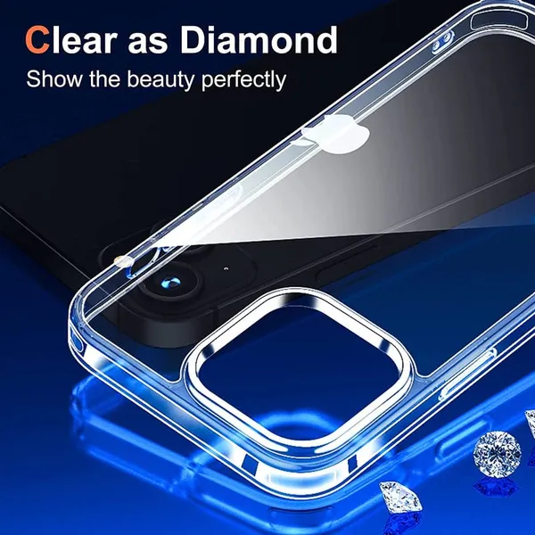 Iphone_14_Plus_Black_Thermoplastic_Polyurethane_Tpu_Protective_Back_Case_Cover