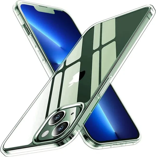 Iphone_14_Plus_Black_Thermoplastic_Polyurethane_Tpu_Protective_Back_Case_Cover