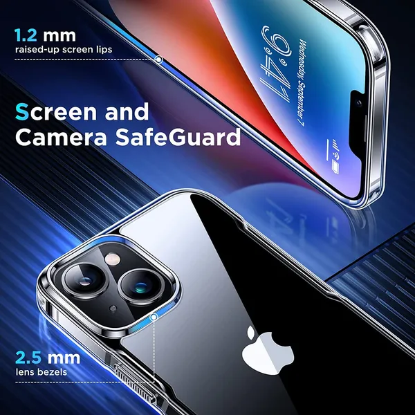 Iphone_14_Black_Thermoplastic_Polyurethane_Protective_Back_Case_Cover