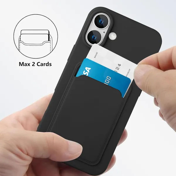 TRUEUPGRADE_for_iPhone_16_Cases_with_Card_Holder,_Military_Grade_Drop_Protection,_Rugged_Hard_Back_&_Silicone_Edge_Phone_Case,_for_iPhone_6.1"_2024,_Black