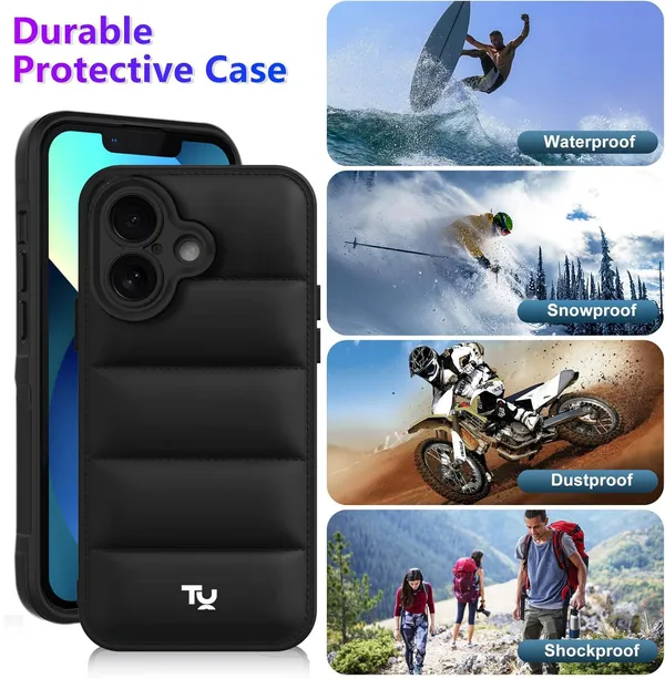 Iphone_16_5G_5G_Black_Silicone_Protective_Back_Case_Cover