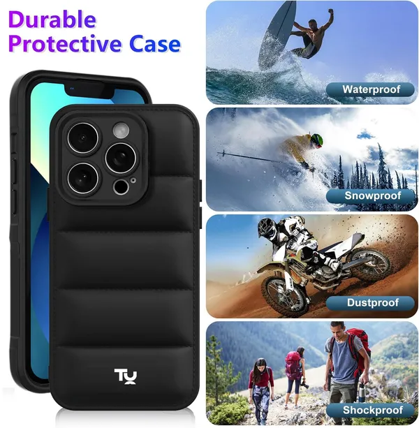 Iphone_16_Pro_5G_Black_Silicone_Protective_Back_Case_Cover