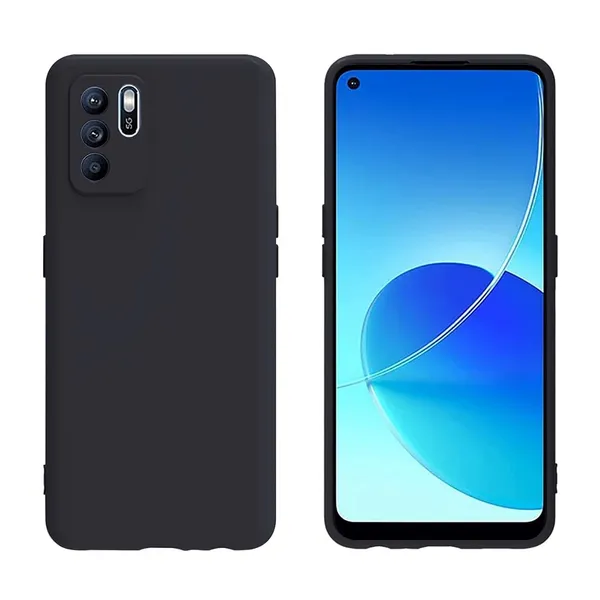 Iqoo_9_Se_5G_Black_Silicone_Protective_Back_Case_Cover