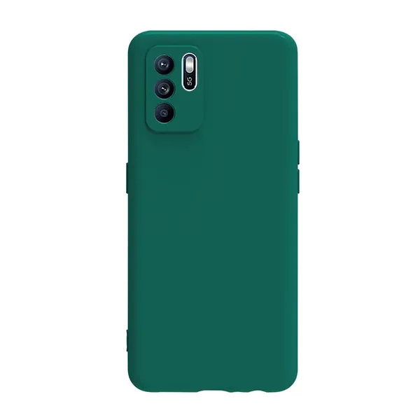 Iqoo_9_Se_5G_Green_Silicone_Protective_Back_Case_Cover
