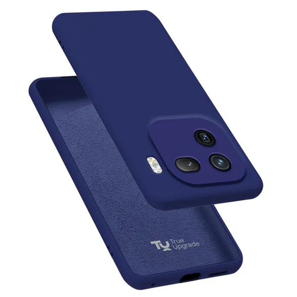 TRUEUPGRADE_Liquid_Silicone_Designed_Back_Case_Cover_for_iQOO_12_5G_|_Microfiber_Inside_|_Bumper_Back_Cover_Case_for_iQOO_12_5G_-_Blue