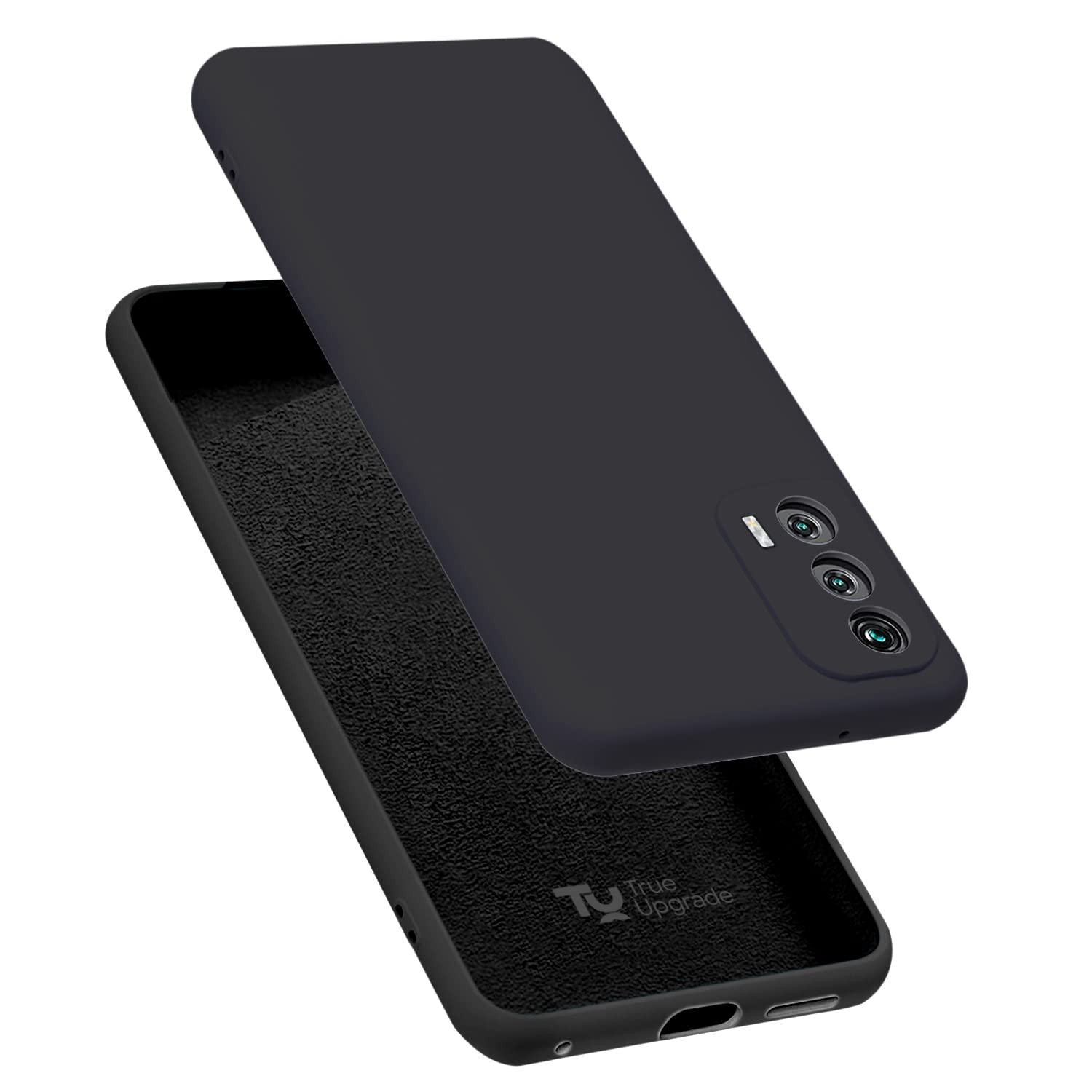 Iqoo_7_5G_Black_Silicone_Protective_Back_Case_Cover