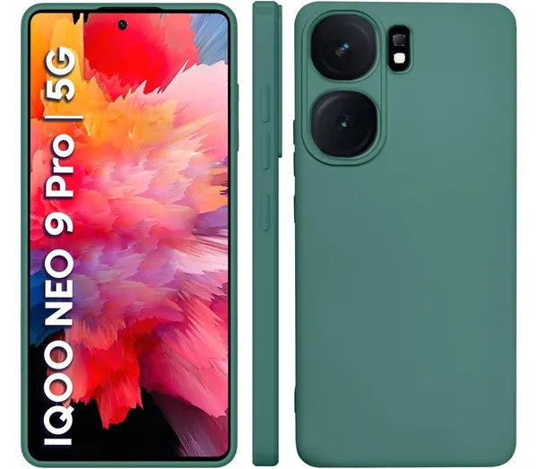 Iqoo_Neo_9_Pro_5G_Green_Silicone_Protective_Back_Case_Cover