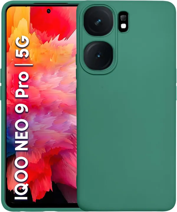 Iqoo_Neo_9_Pro_5G_Green_Silicone_Protective_Back_Case_Cover