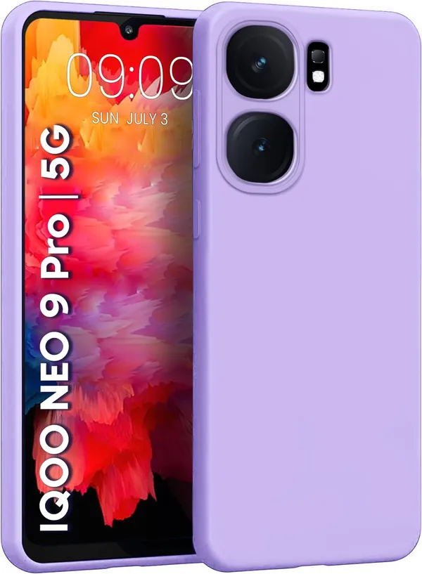 Iqoo_Neo_9_Pro_5G_Purple_Silicone_Protective_Back_Case_Cover