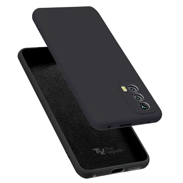 TRUEUPGRADE_Liquid_Silicone_Back_Cover_Case_Compatible_for_Vivo_iQOO_Z5_5G_|_Microfiber_Inside_|_360_Degree_Protection_Back_Case_Cover_for_Vivo_iQOO_Z5_5G_-_Black
