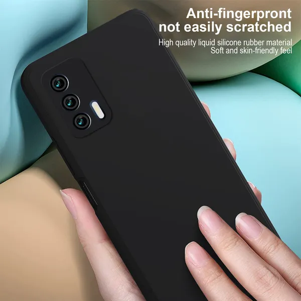 TRUEUPGRADE_Liquid_Silicone_Back_Cover_Case_Compatible_for_Vivo_iQOO_Z5_5G_|_Microfiber_Inside_|_360_Degree_Protection_Back_Case_Cover_for_Vivo_iQOO_Z5_5G_-_Black