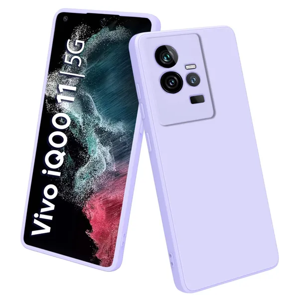 Iqoo_11_5G_Purple_Silicone_Protective_Back_Case_Cover