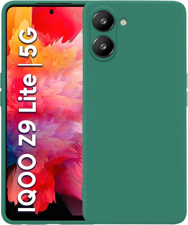 Iqoo_Z9_Lite_|_Vivo_T3_Lite_5G_|_Vivo_Y18_|_Y18E_|_Y03_|_Y28S_|_Y37_Green_Silicone_Protective_Back_Case_Cover