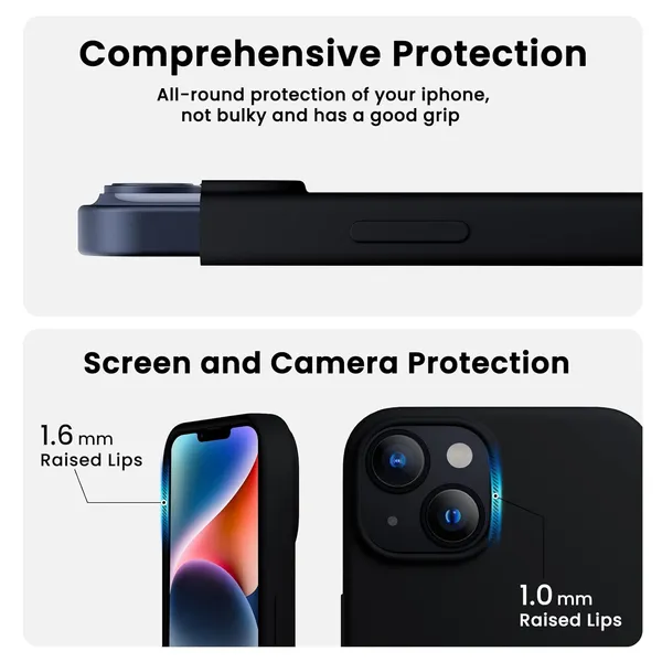 Iphone_14_Plus_Case_Black_Silicone_Protective_Back_Case_Cover