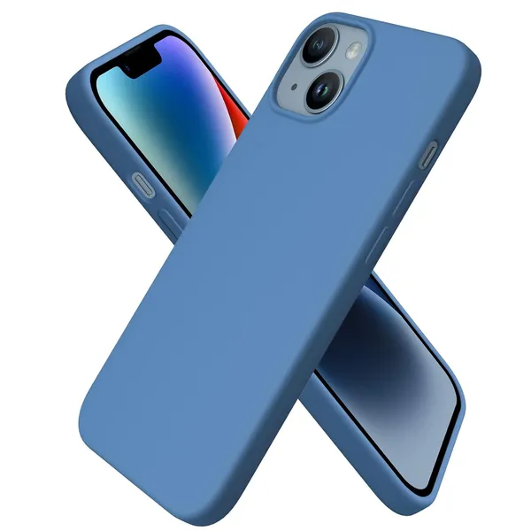Iphone_14_Plus_Blue_Silicone_Protective_Back_Case_Cover