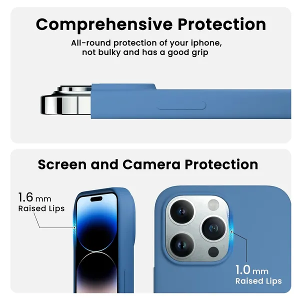 Iphone_14_Pro_2022_Blue_Silicone_Protective_Back_Case_Cover