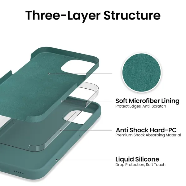 Iphone_14_2022_Pine_Green_Silicone_Protective_Back_Case_Cover