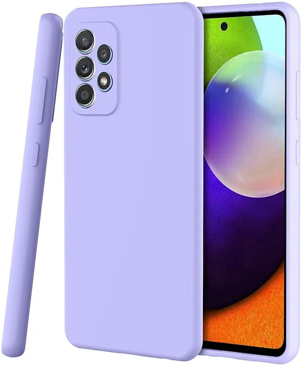 TRUEUPGRADE_for_Samsung_Galaxy_A32_4G_Case_Liquid_Silicone_Gel_Rubber_Bumper_Case_with_Soft_Microfiber_Lining_Cushion_Slim_Hard_Shell_Shockproof_Protective_Cover_for_Samsung_Galaxy_A32_4G_(Purple)
