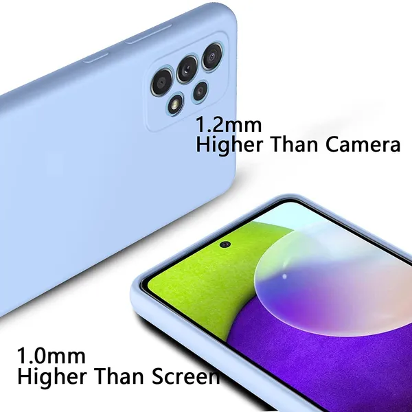 TRUEUPGRADE_for_Samsung_Galaxy_A32_4G_Case_Liquid_Silicone_Gel_Rubber_Bumper_Case_with_Soft_Microfiber_Lining_Cushion_Slim_Hard_Shell_Shockproof_Protective_Cover_for_Samsung_Galaxy_A32_4G_(Purple)