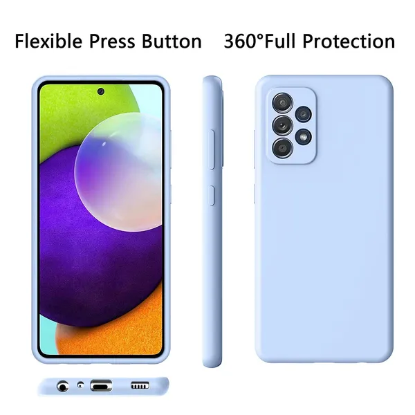 TRUEUPGRADE_for_Samsung_Galaxy_A32_4G_Case_Liquid_Silicone_Gel_Rubber_Bumper_Case_with_Soft_Microfiber_Lining_Cushion_Slim_Hard_Shell_Shockproof_Protective_Cover_for_Samsung_Galaxy_A32_4G_(Purple)