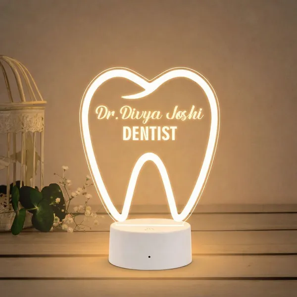 Personalized_Dentist_Led_Name_Lamp_Tooth_Shape_Custom_Acrylic_Night_Light_Table_Lamp_Off_White