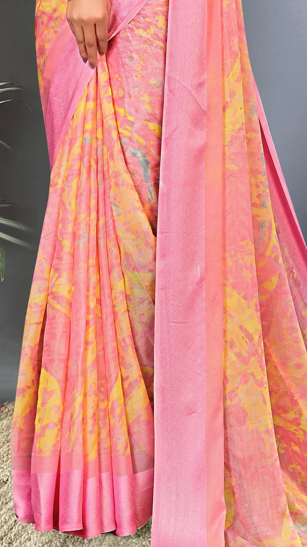 Pink_Dull_Moss_Satin_Pattern_Border_Padding_Geometric_Printed_Saree_For_Women_&_Girls