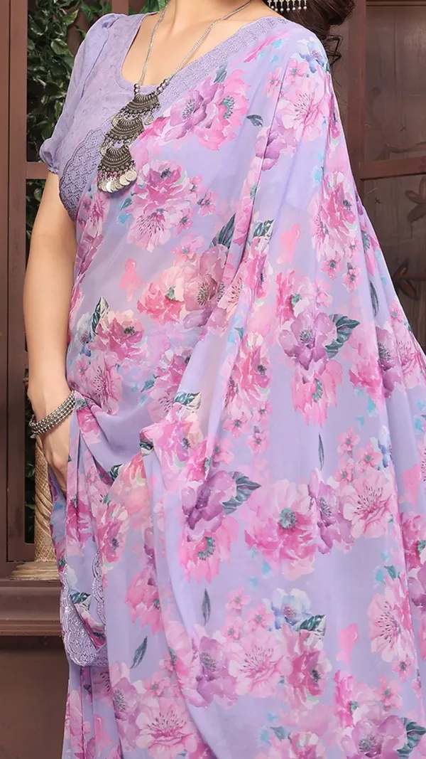Purple_Light_Weight_Digital_Floral_Printed_C-Pallu_Sequence_Embroidered_Saree_For_Women_&_Girls