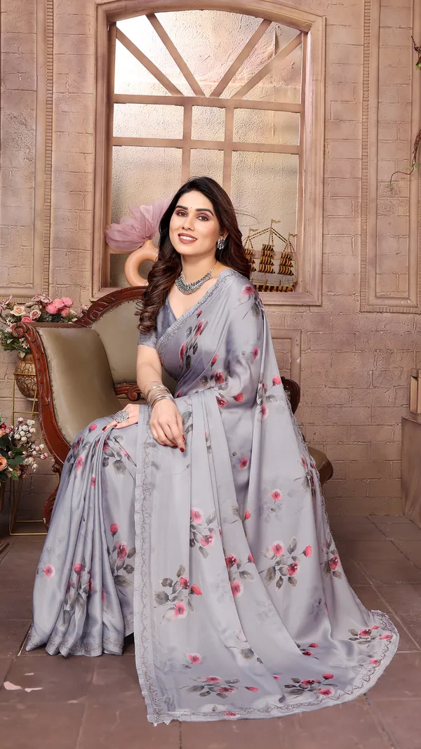 Grey_Satin_Georgette_Digital_Floral_Printed_Jharkan_Siroski_Work_Saree_For_Women_&_Girls
