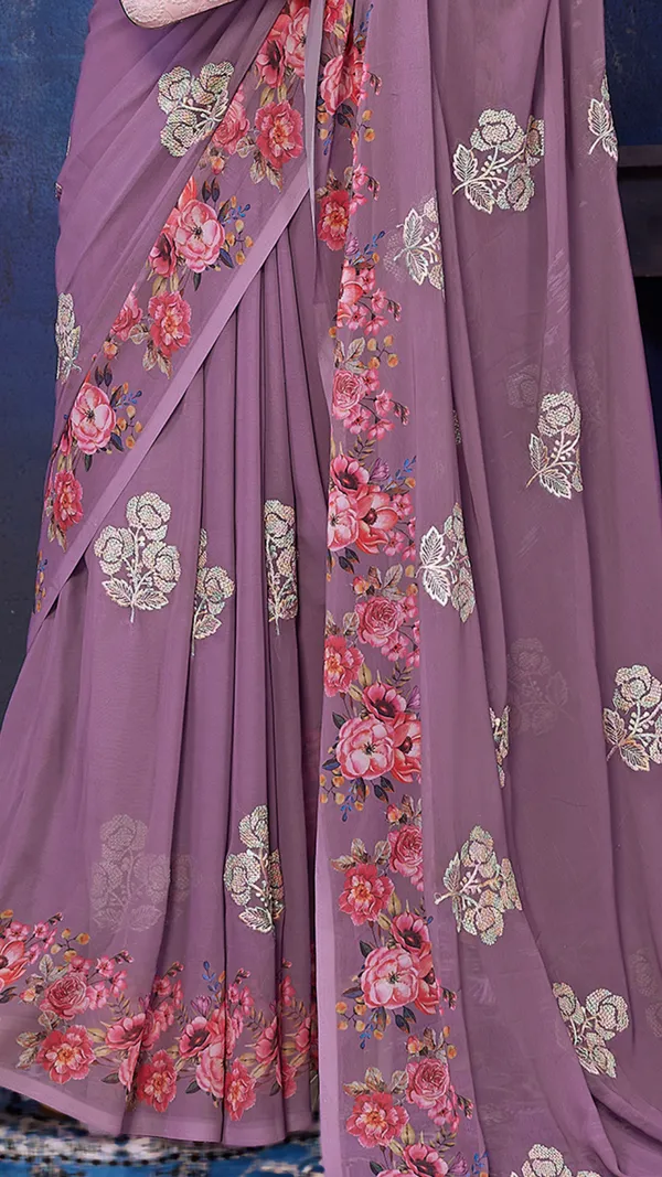 Dusty_Pink_Wetless_Digital_Floral_Printed_Floral_Thread_Work_saree_For_Women_&_Girls