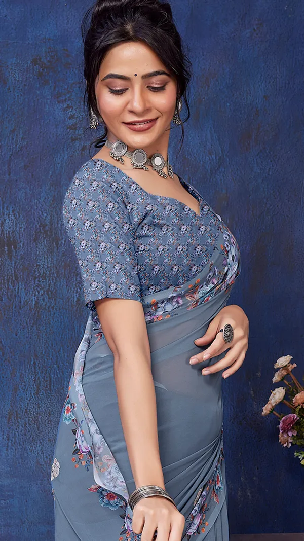 Blue_Wetless_Digital_Floral_Printed_Floral_Thread_Work_saree_For_Women_&_Girls