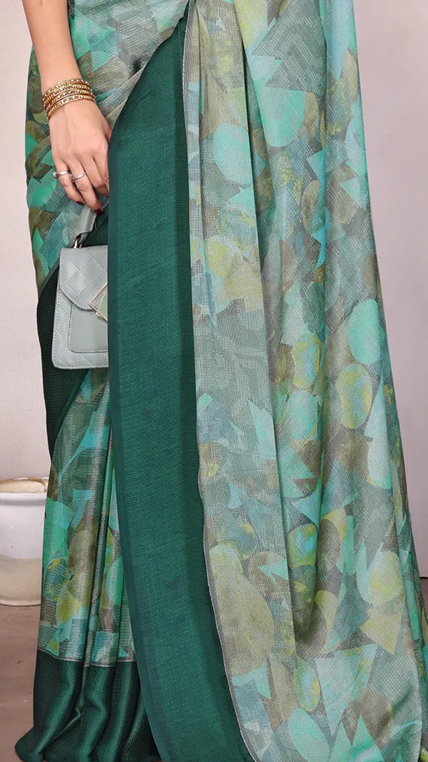 Green_Moss_Chiffon_Satin_Border_Geometric_Floral_Printed_saree_For_Women_&_Girls