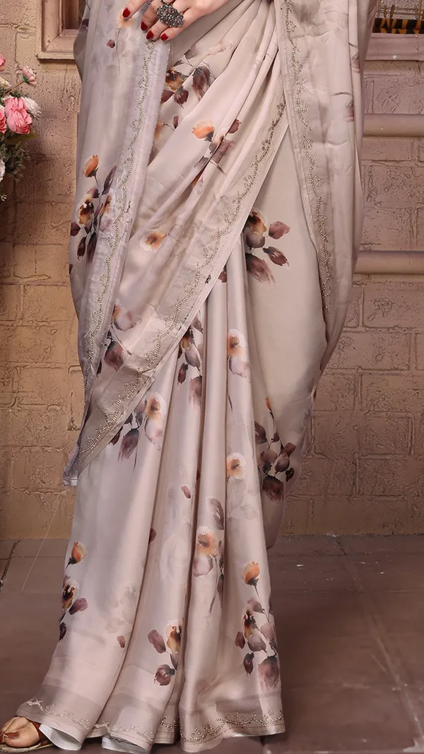 Brown_Satin_Georgette_Digital_Floral_Printed_Jharkan_Siroski_Work_Saree_For_Women_&_Girls