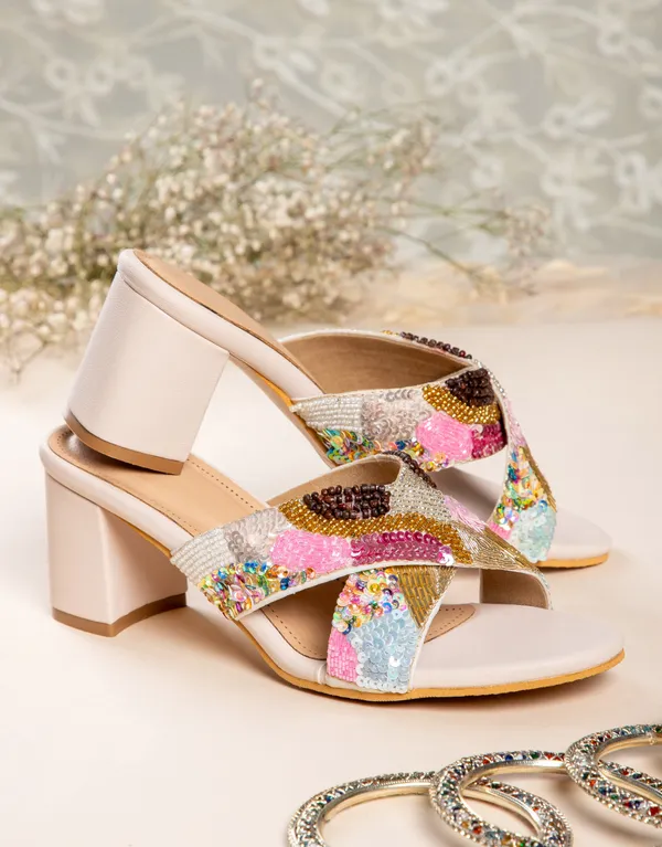 Multicolor_Fabric_And_Foam_Handmade_Wedding_Slippers_For_Women