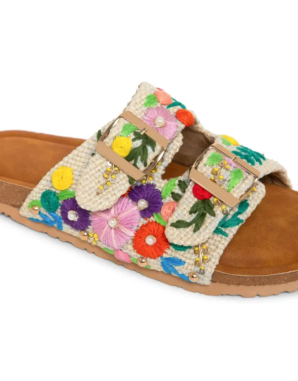Multicolor_Fabric_And_Foam_Embroidered_Casual_Flat_Slippers_For_Women
