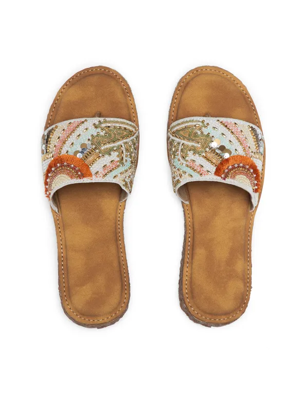 Multicolor_Hand-Embroidered_Festive_Sandals_for_Women_|_Fabric_&_Foam_for_a_Stylish_Look_|_Doctor's_sole_sandals
