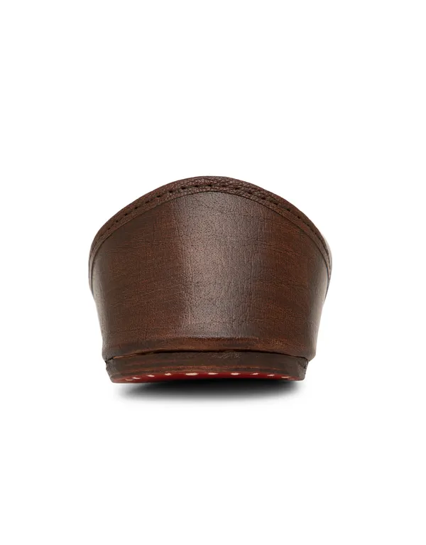 Brown_Total_Leather_Ethnic_Punjabi_Jutti_For_Women