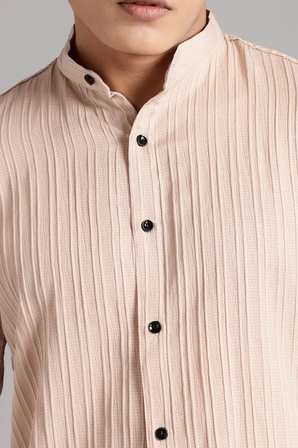 Beige_Premium_Cotton_Blend_Co-Ords_Set_For_Men