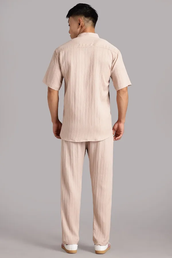 Beige_Premium_Cotton_Blend_Co-Ords_Set_For_Men