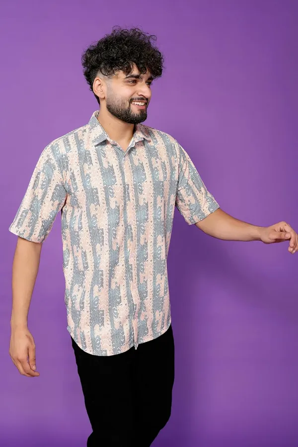 Grey_Premium_Printed_Cotton_Blend_Casual_Shirt_For_Men