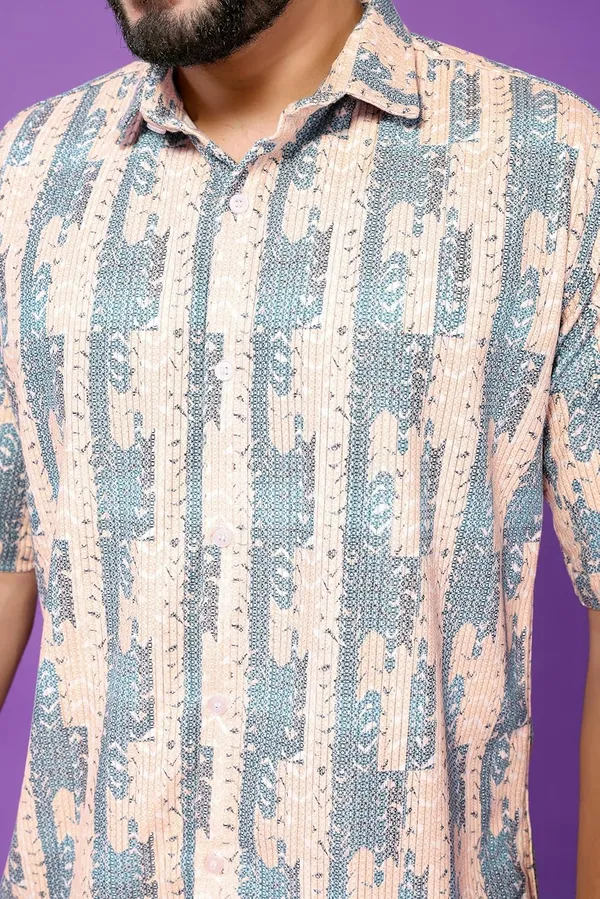 Grey_Premium_Printed_Cotton_Blend_Casual_Shirt_For_Men
