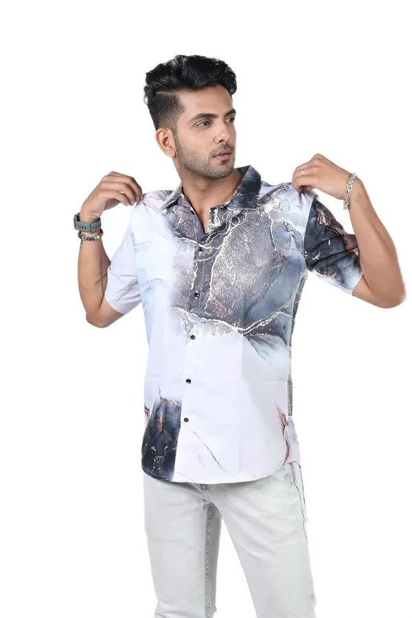 Grey_Premium_Printed_Cotton_Blend_Casual_Shirt_For_Men