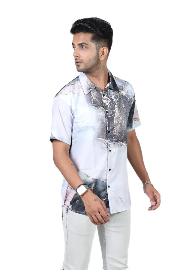 Grey_Premium_Printed_Cotton_Blend_Casual_Shirt_For_Men
