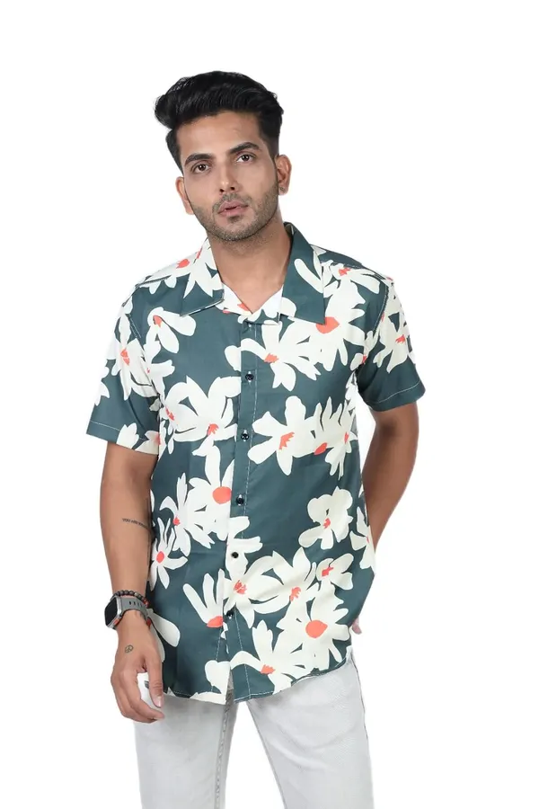 Green_Premium_Printed_Cotton_Blend_Casual_Shirt_For_Men