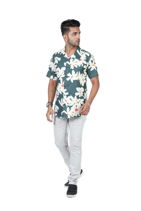 Green_Premium_Printed_Cotton_Blend_Casual_Shirt_For_Men
