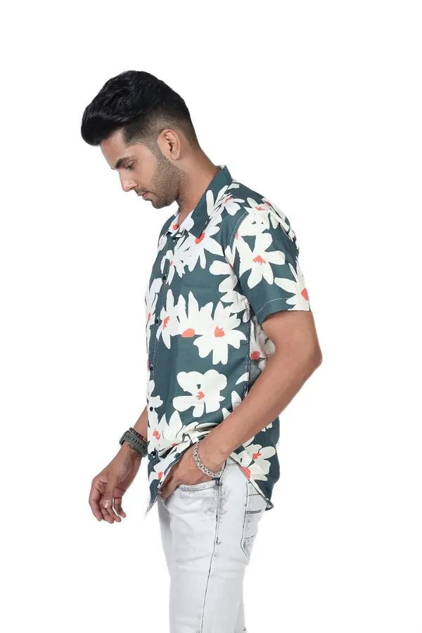Green_Premium_Printed_Cotton_Blend_Casual_Shirt_For_Men